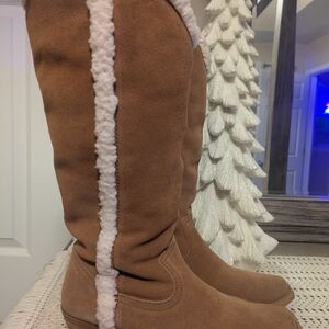 Dingo Sherpa Lined Cowgirl Boots Size 7